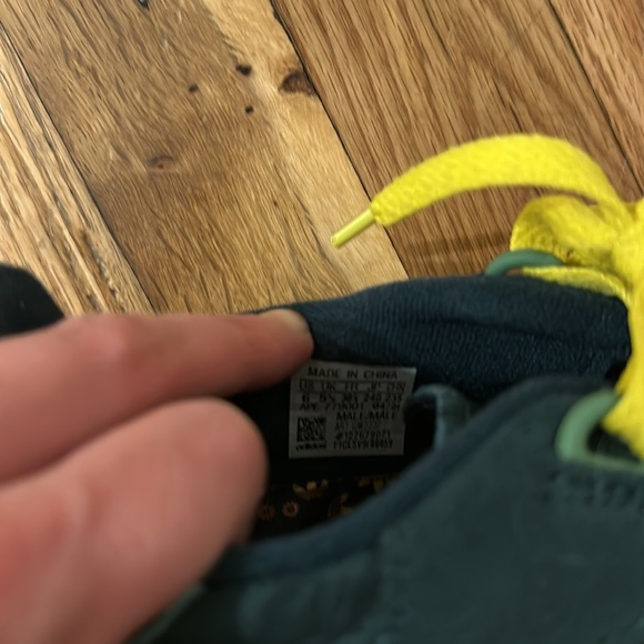 Adidas Yara Shahidi  Boston Super Marathon Forest Night Yellow Green Men Size 6 - Picture 6 of 6